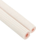 Pipe Insulation Foam Tube For Copper Pipes One Quarter Inch And Three Eighth Inch OD 9.84 Feet Long White Pink External Thermal Insulation