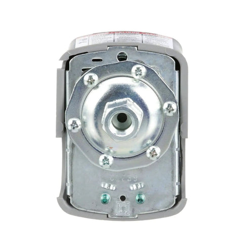 Front view of Air Pump Pressure Switch Built Tough For Industrial Use, 40-60 Psi Factory On Off, DPST Contacts, OEM Replacement