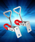 2 Pack Adjustable Draw Latch Set Spring Loaded Toggle Lock With Anti Metal For Boxes Cases Chests Cabinets Drawers And Closets