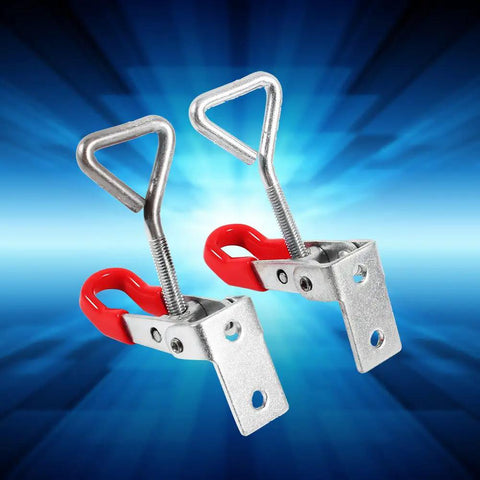 2 Pack Adjustable Draw Latch Set Spring Loaded Toggle Lock With Anti Metal For Boxes Cases Chests Cabinets Drawers And Closets