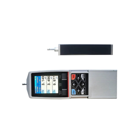 Heavy Duty Digital Surface Roughness Gauge Delivering Hella Precise Readings For Metal Plastic Wood Finishes, portable handheld design.