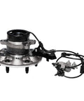Front view of Front Wheel Bearing And Hub Assembly Set For 2004-2008 Chevrolet Colorado And GMC Canyon RWD With Z71 Suspension, 6-Stud Hub With ABS