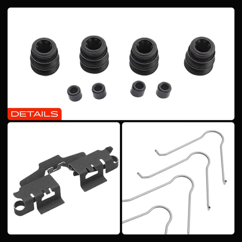 Upgrade Your Ride With A Premium Rear Side Disc Brake Hardware Kit Perfect For Lexus Ct200h 2011-2017 Scion Im And Toyota Corolla Im For Solid Stopping Power And Smooth Driven Vibes