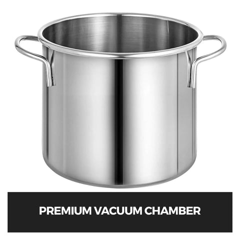 2 Gallon Vacuum Chamber With 1.8CFM Rotary Pump, 9L 220ml Degassing Unit For Jewelry Epoxy Resin Craft Projects High Capacity 1 Stage Motor With Cooling Fan Noise Reduction Design Durable Build