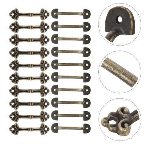 Vintage Mini Pull Handles Cabinet Hardware Set Dope Upgrade With Antique Bronze Decorative Knobs For Jewelry Boxes And Kitchen Cabinets