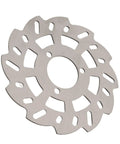 Heavy Duty 140mm Disc Brake Rotor With Innovative Cutout Cooling Tech For Rapid Heat Dissipation Plug And Play Installation For Dead Nuts Stopping Power On Road And Mountain Bikes, steel construction.
