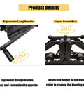 Dinenovate Tr-60 Manual Pipe Bender for 1-50 Inch Round Tube features ergonomic long handle and adjustable upper screw rod.