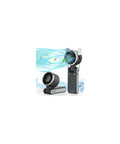 Portable Handheld Turbo Fan With Five Gear Wind USB C Rechargeable Power Up To 12 Hours Of Beat The Heat On The Go Cool Air 3 In 1 Tech