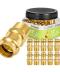 ORIANSE 10-pack brass ProPress fittings, 1/2 x 1/2 MNPT male adapters with EPDM O-rings for copper to NPT pipes