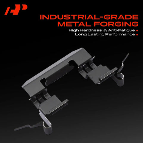 Top Notch Front Side Disc Brake Hardware Kit for Nissan Sentra Versa and Infiniti G35 Smooth Stop And Perfect Fitment For Reliable Car Repair Jobs And Easy Installation On Domestic Rides, black metal springs