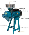 3000W Wet And Dry Grain Grinder Mill For Rice, Corn, Coffee, Wheat And Feed With Funnel, Heavy Duty 110V Commercial Electric Grinder