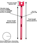 Diagram showing measurements of 3 In 1 Router Milling Grooves Bracket Guide And Cutting Jig For Routers Cabinet Hardware Template