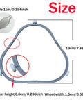 Replacement Inner Ring For Microwave Turntable Glass Plate, Rotating Ring Roller dimensions with 3 wheels, 190 mm dia.