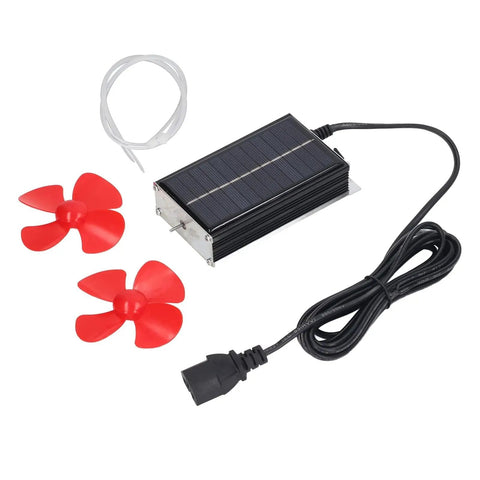 Crush Range Anxiety With This Slick Solar Generator Range Extender That Smoothly Boosts Your Ride Converting Low Voltage To High Voltage Efficient EV Battery Booster Featuring Dual Cooling Fans For Outdoor Trips 12V 125V, solar generator with dual red cooling fans.