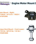 Heavy Duty Engine Motor Mount Kit For Hyundai Seltos And Elantra showing right motor mount and front lower torque strut mount.