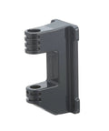 Heavy Duty Swivel Metal Bracket For AW40 Hose Reel Replacement Featuring Tough As Nails Polypropylene Build and Easy Turn Swivel, side view.