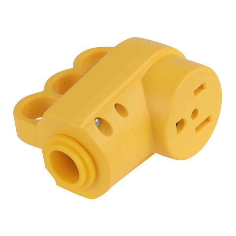 Power Plug 50 Amp 250 Volt Wall Outlet Extender Female Electrical Adapter With Easy Unplug For Generators Heaters And Appliances