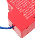 Close-up of Heat Activated Auto Fire Extinguisher Patch With Drop Dead Aluminum Alloy Housing and Super Sticky Backing for easy installation.
