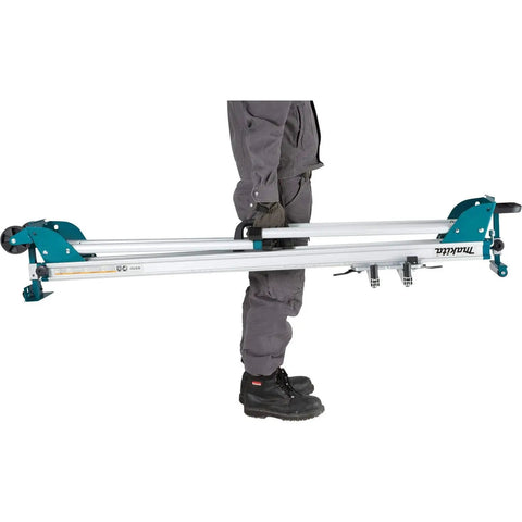 Heavy Duty Folding Miter Saw Stand Portable Job Site Aluminum Cutting Rig With Large Rubber Wheels And Full Length Material Support Extensions Supporting 500 Lb Kickass Build For Daily Grind Crews