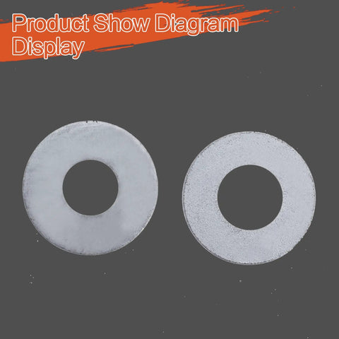 Two metallic washers from Drive Shaft Retaining Bolt Set With Washers M12x16 And M10x16 Replacement For Propshaft Driveline Direct Fit