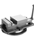Badass CNC Lathe Quick Change Tool Holder Block Built Tough From Hardened Steel For Zero Hassle Swap And Heavy Hitting Precision Machining Workflow Gear, side view with base and handle.