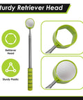 Image of Your Go To 15 Foot Extendable Golf Ball Retriever With Telescoping Aluminum Shaft Lightweight Pick Up Tool demonstrating sturdy retriever head