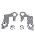 2 Pack Derailleur Hanger 27 Replacement For Mountain And Road Bicycles, Universal Silver Aluminum Alloy Hanger With Mounting Screws