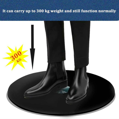 360 Degree Swivel Lazy Susan Turntable For Dining Table With Glass Serving Plate Stable And Anti Tilt Design, 300 kg capacity