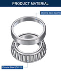 Two Pack 32011 Tapered Roller Bearing Cone And Cup Set, 55mm Bore, 90mm Outer Diameter, 20mm Cup Width, Chrome Steel ABEC 3 components