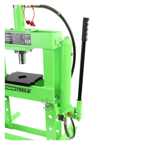 Heavy Duty 10 Ton Hydraulic Benchtop Press With Quick Double Speed Pump Slick Compact Build Badass Power For Garage Bearing Removal Pipe Bending And Straightening Tasks Beast