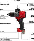 Heavy Duty Half Inch Hammer Drill Driver Bare Tool Delivering Knockout Torque And A Super Compact Build designed for high torque applications.