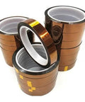 Stack of H-E Multi-Size 3D Sublimation Kapton Tape For Heat Press Transfer Printing Pro Grade High Temperature Polyimide Film Rolls