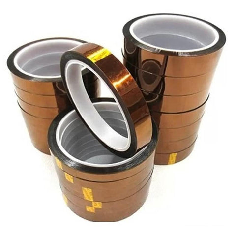 Stack of H-E Multi-Size 3D Sublimation Kapton Tape For Heat Press Transfer Printing Pro Grade High Temperature Polyimide Film Rolls