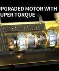 Cutaway view of Portable Drill Bits Sharpener MR-13A upgraded motor with super torque for efficient re-sharpening.
