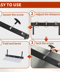 Instruction guide for Folding Metal Bender Tool For Sheet Metal And HVAC Ducts 15 Inch Hand Tool usage