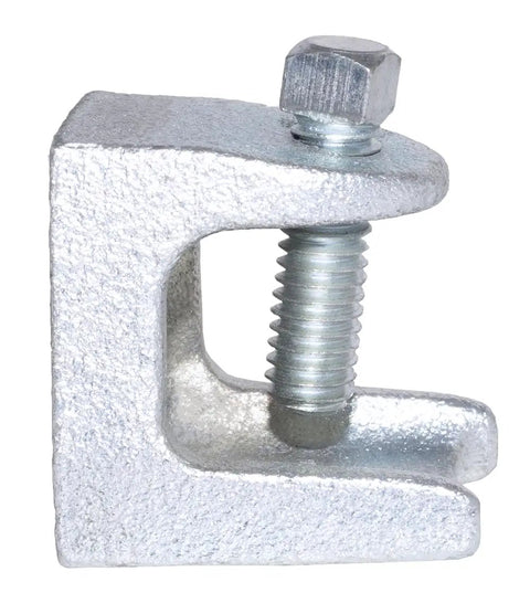 Must-Have ProConnex Beam Clamp For I-Beams 1/4-20 Threaded Hole Zinc-Plated Iron 13/16 In Jaw 5/16 In Bolt