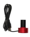 Electronic Eyepiece Camera For Telescopes With USB 2.0 And 1920x1080 HD Video Super Crisp Lunar Imaging device with USB cable, red housing