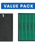 Image of 2 Pack Replacement Filter Set For Coway AIRMEGA 400 And 400S Max 2 with Green and Active Carbon filters by Fette Filter