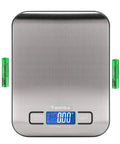 Digital Kitchen Scale With 11 Lb Capacity, Grams And Ounces, Stainless Steel Platform, Backlit Display, Tare Function, Batteries Included