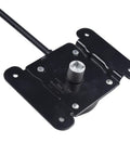 Heavy Duty Spare Wheel Mount Plate Carrier Plus Winch Kit For Ford Transit 2014+ And Transit Custom 2012+. Durable steel hoist assembly.