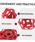 Heavy Duty Ball Gate Valve Handle Set 10 Pcs Durable Hand Wheels with Red Unique Design and Good Material