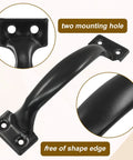 5 Inch Black Vintage Cabinet Handles Bow Pulls For Dresser Cabinet Cupboard And Suitcase Pack Of 4 Solid Cast Iron Core