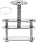 12Pcs Heavy Duty Tube Water Stopper Steel Telescopic Flow Control Tubing Clamps With Adjustable Screws And Bolts