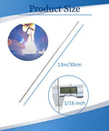 5356 Aluminum TIG Filler Rods Pack, 25 Rods, One Sixteenth Inch By Thirteen Inch, welding illustration and size measurements