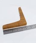 Sturdy Wooden Shelf Brackets Set For Wall Mounts With L Shaped Triangle Shelving Brackets Includes Mounting Screws 5.12 Inch