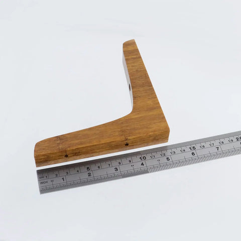 Sturdy Wooden Shelf Brackets Set For Wall Mounts With L Shaped Triangle Shelving Brackets Includes Mounting Screws 5.12 Inch