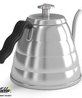 Gooseneck Kettle With Thermometer 34oz Stainless Steel Pour Over Coffee Maker And Tea Kettle With Precision Drip Spout For Drip Coffee French Press Stove Top 4 Cup 1L