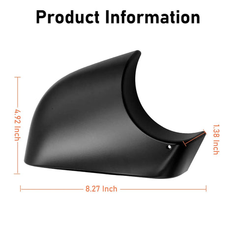 Tesla Model Y Mirror Bottom Cover Replacement Right Passenger Side For 2018 To 2025 Must Have Upgrade dimensions and features