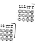 Router Bit Bearing Guide Kit Replacement Set Built To Last For Top Mount Durable Steel Bearings with screws and hex key