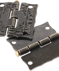 Old School Bronze Cabinet Hinges Set Of Four Antique Style Butt Hinges For Jewelry Boxes And Wooden Boxes 26x23mm